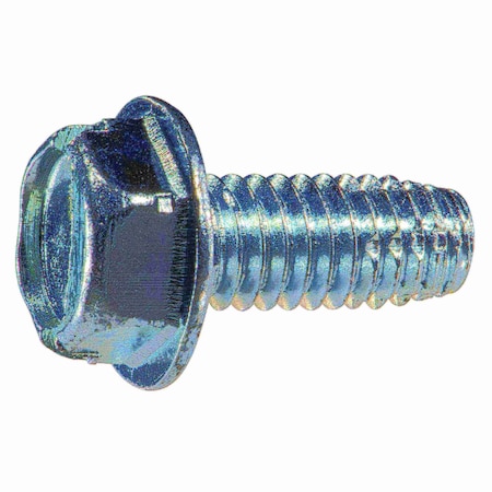 Midwest Fastener Sheet Metal Screw, 5/16"-18 x 3/4 in, Zinc Plated Steel Flange Hex Head External Hex Drive, 10 PK 38407